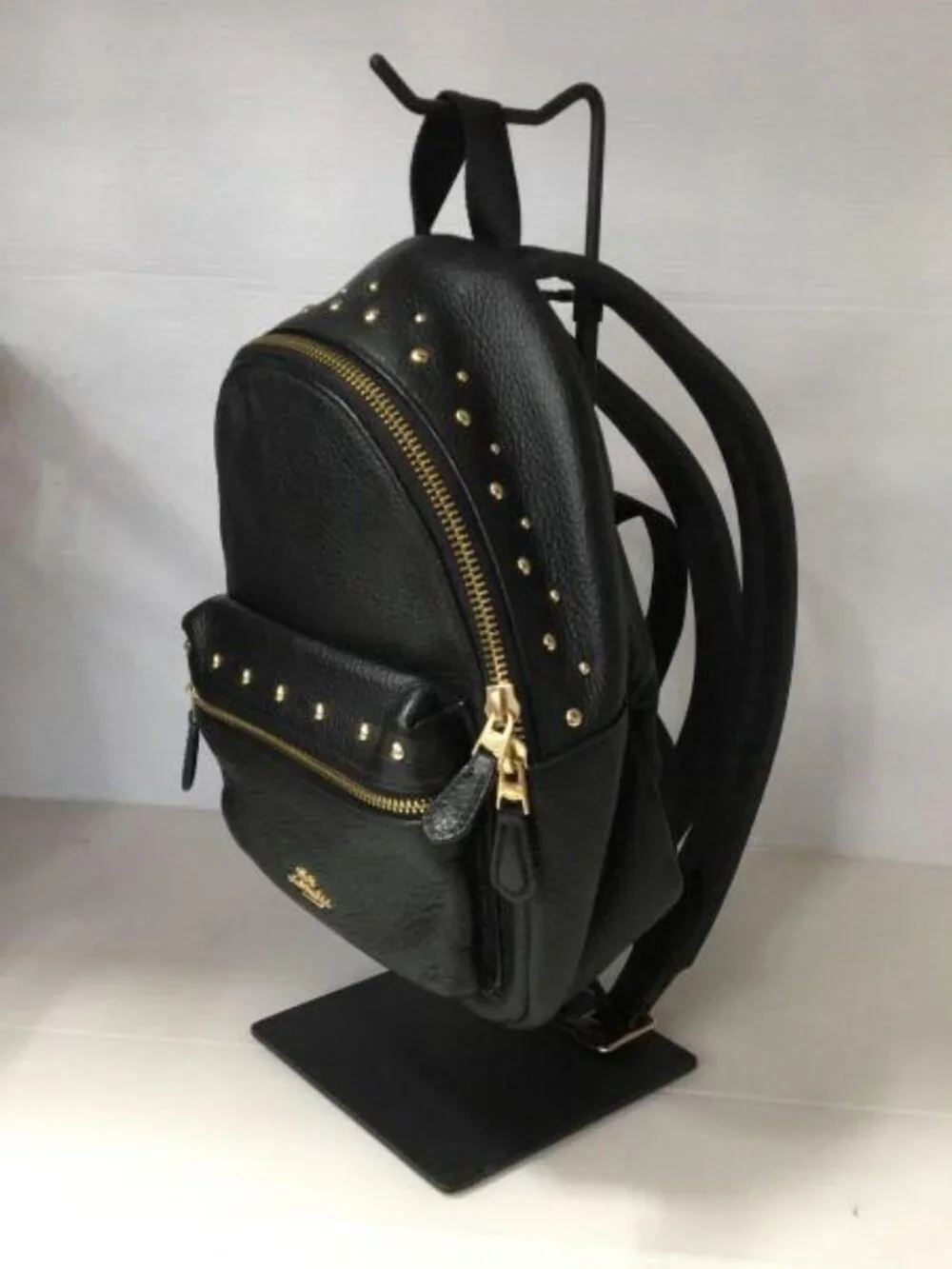 COACH Mini Charlie Backpack with Studs and Wallet Brand New